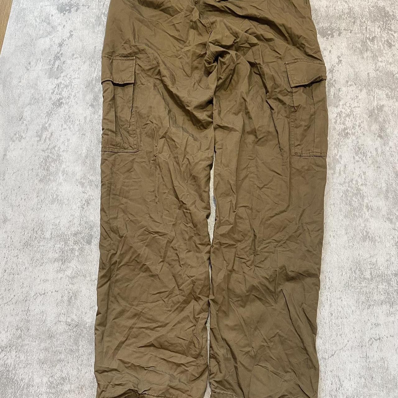 Weekday Weekday brown cargo pants #cargo Vintage Retro Size US 34 / EU 50 - 2 Thumbnail