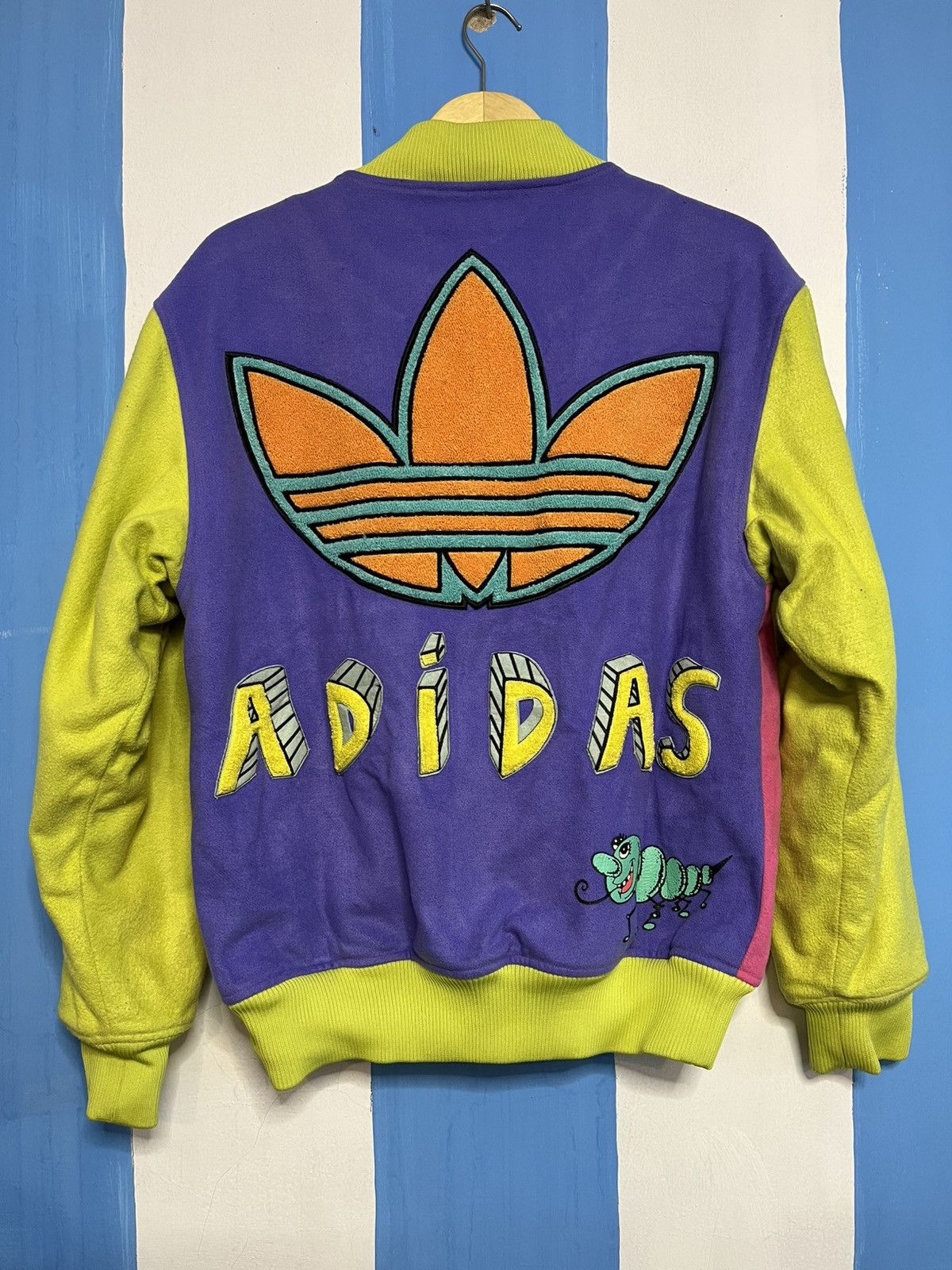 Adidas × Jeremy Scott Varcity Adidas Jeremy Scott Bahan Wool Size US S / EU 44-46 / 1 - 2 Thumbnail