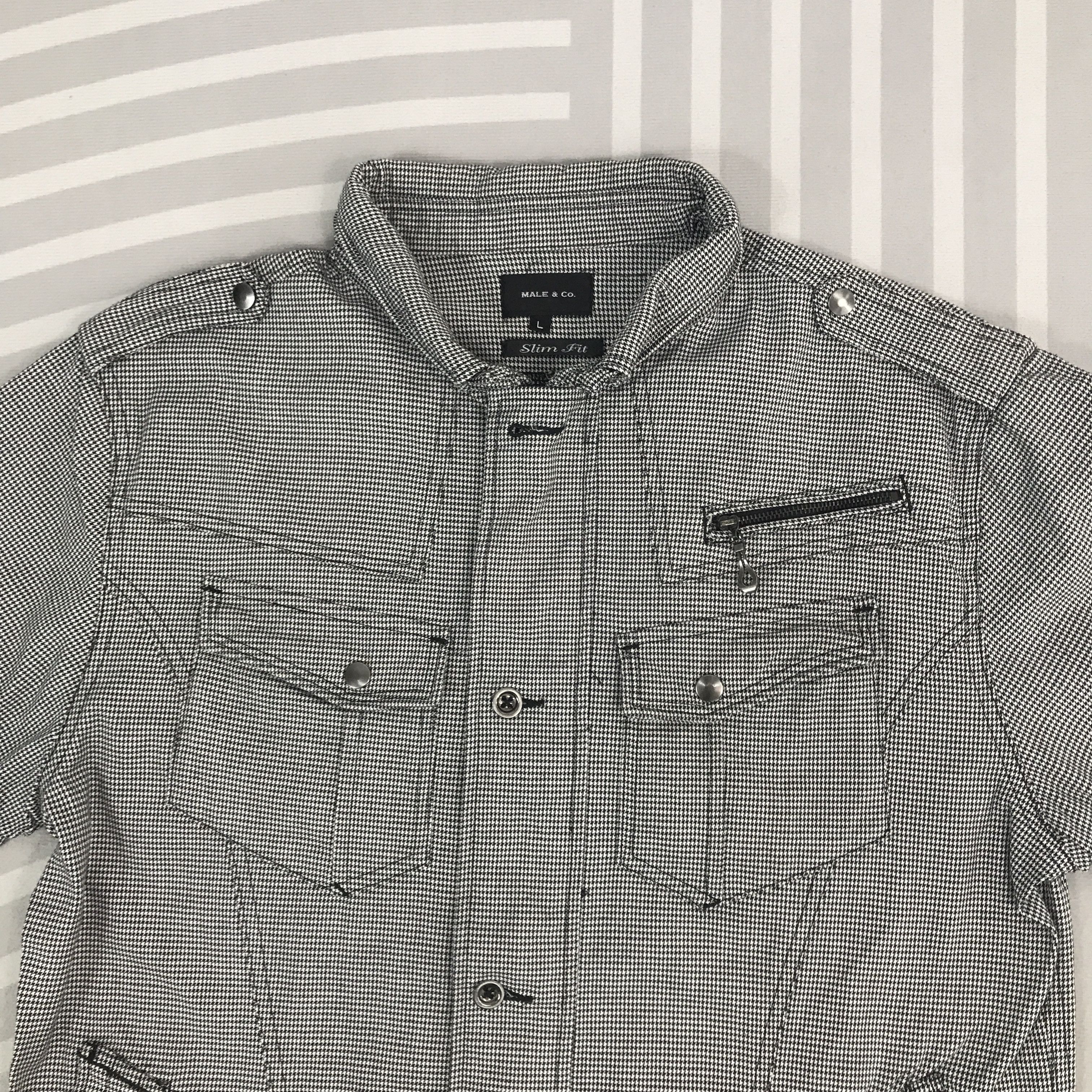 Japanese Brand × Vintage Vintage Male & co. Japan punk style design Jacket Size US L / EU 52-54 / 3 - 2 Thumbnail