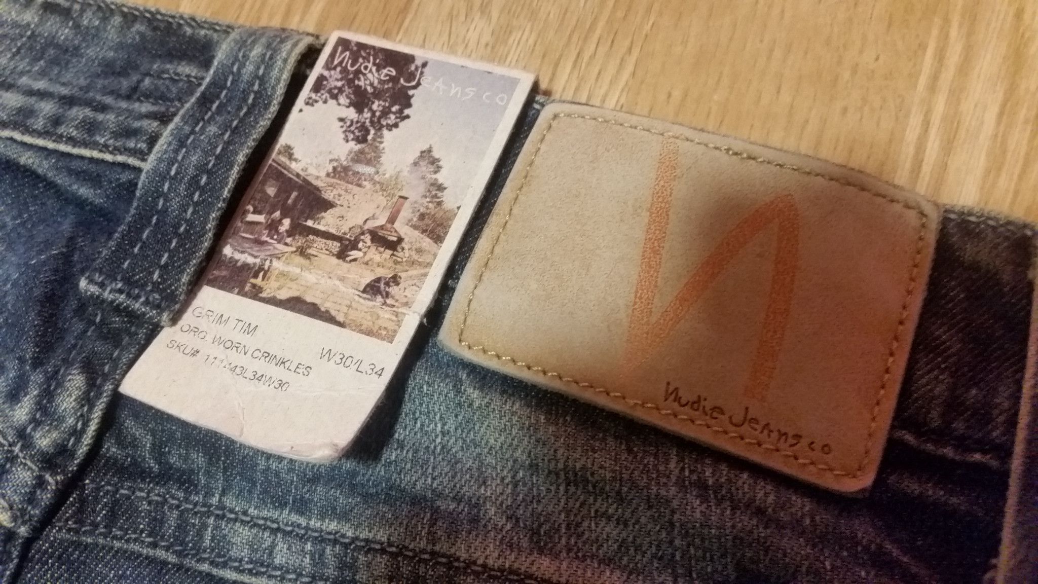 Nudie Jeans $280 Organic Cotton Nudie Grim Tim slim w28 l34 w29 w30 l36 Size US 30 / EU 46 - 15 Thumbnail