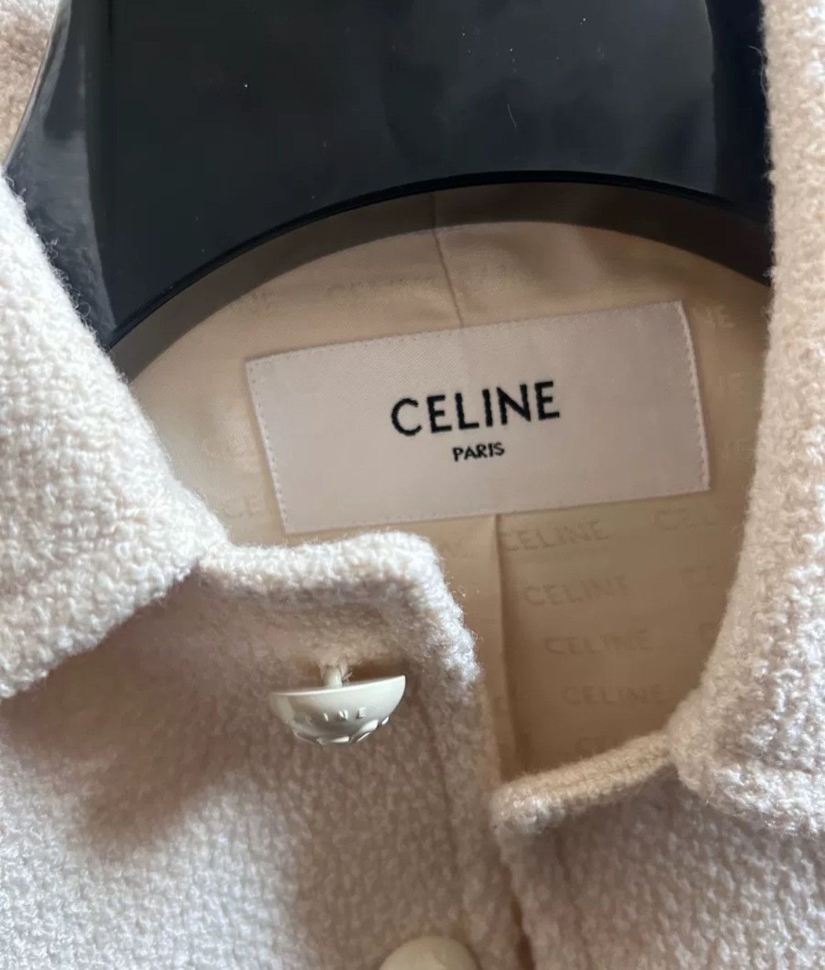 Celine Celine 24FW runway style white double pocket jacket Size US S / EU 44-46 / 1 - 3 Thumbnail