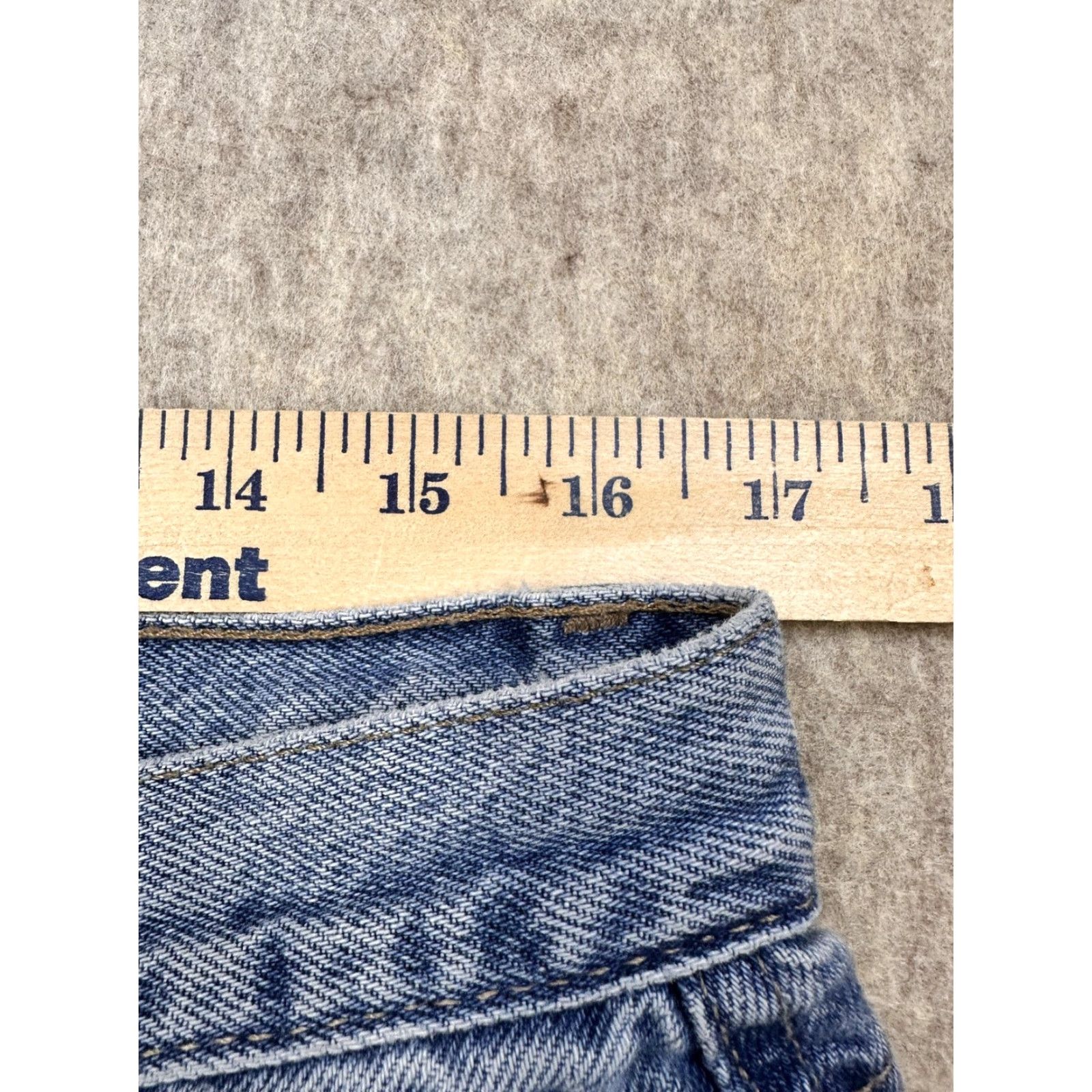 Vintage Vintage Brittania Jeans Womens 16x30 Light Wash Denim High Rise Tapered 90s Size 38" / US 16 / IT 52 - 6 Thumbnail