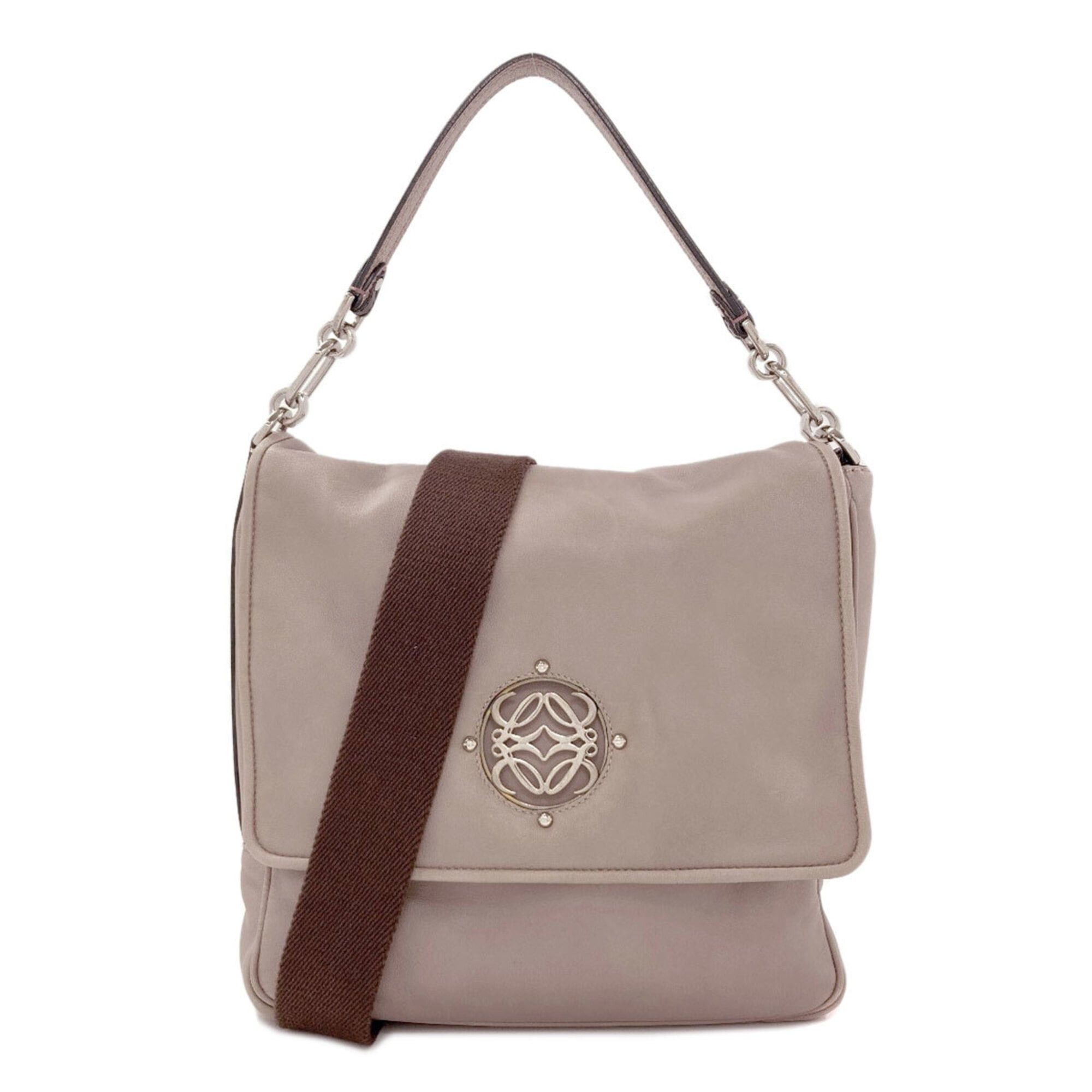 Loewe Loewe Anagram 2-Way Shoulder Bag, Lambskin, Women's Size ONE SIZE - 1 Thumbnail