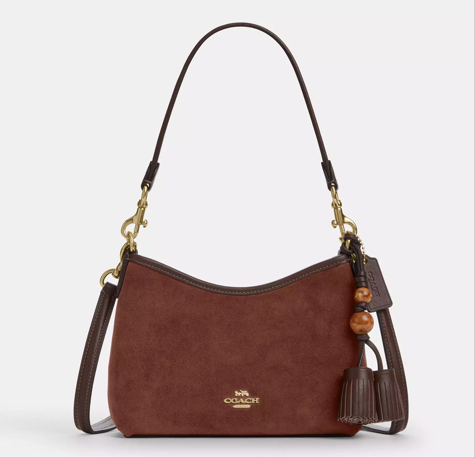 Coach NWT Coach Laurel Small Shoulder Bag With Tassels CCF14 Size ONE SIZE - 9 Thumbnail