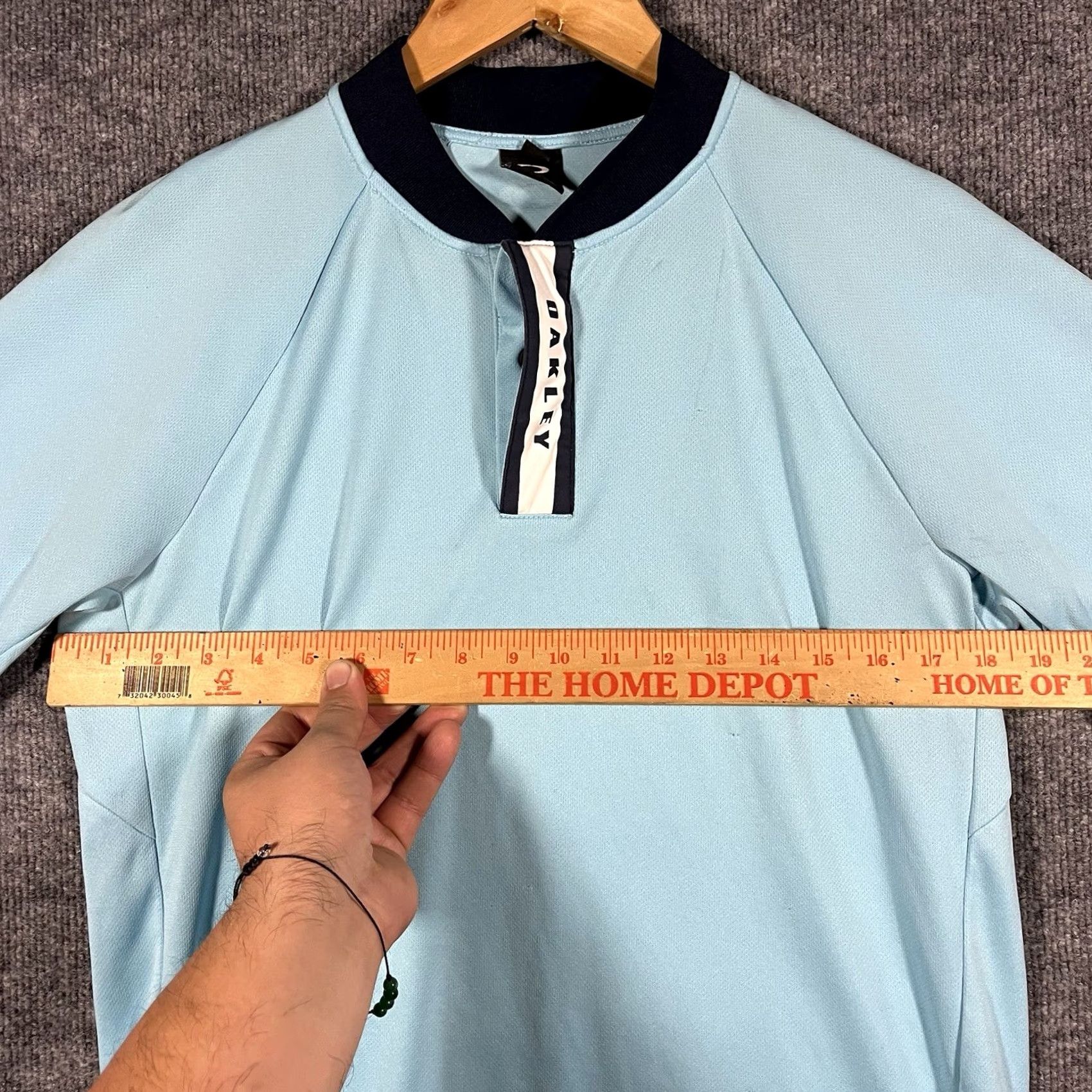 Oakley Oakley Polo Men S Blue Primo Polo Blade Collar Short Sleeve Golf Sport Activewear Modern Pattern Size US S / EU 44-46 / 1 - 6 Thumbnail