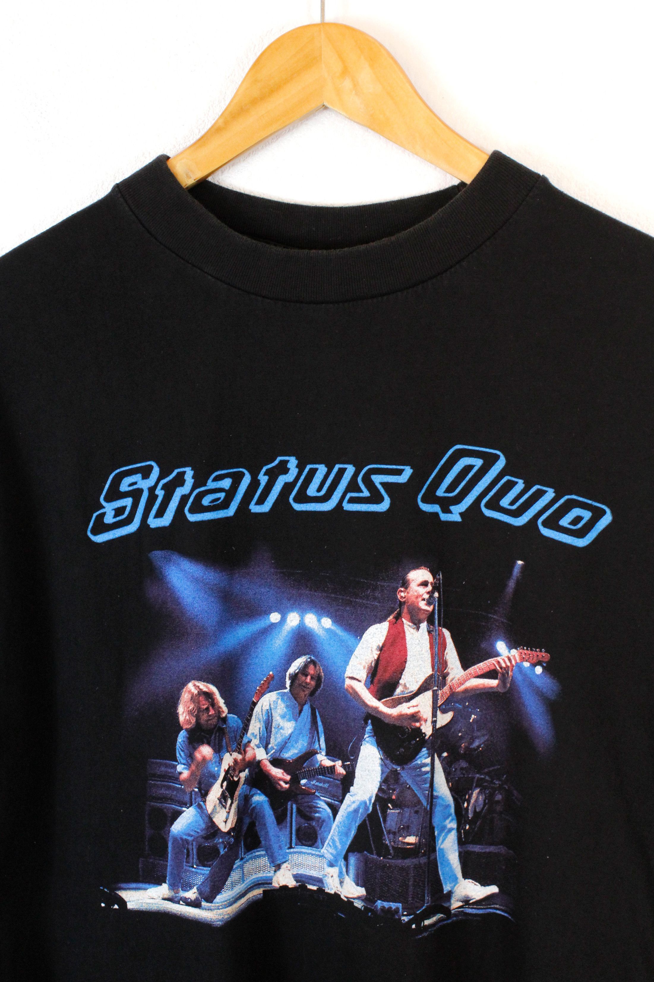 Band Tees × Vintage Vintage 1996 Status Quo Cant Stop World Tour Tee T-shirt 90s Size US XL / EU 56 / 4 - 2 Thumbnail