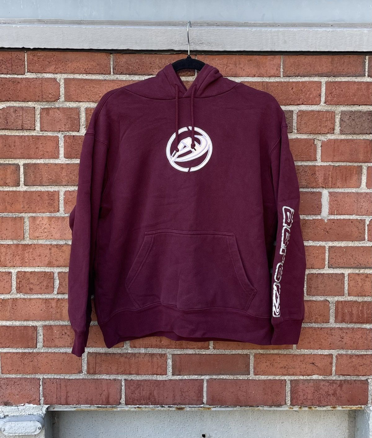 Aeropostale Vintage Y2K Aeropostale Hoodie Mens M Maroon Embroidered Size US M / EU 48-50 / 2 - 1 Thumbnail