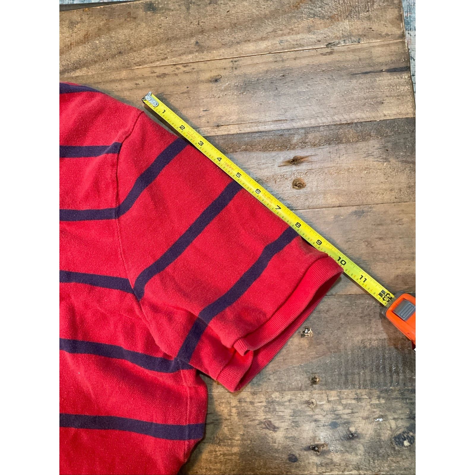 Ralph Lauren Polo Ralph Lauren Men’s XL Red Navy Stripe Classic Fit Size US XL / EU 56 / 4 - 9 Thumbnail
