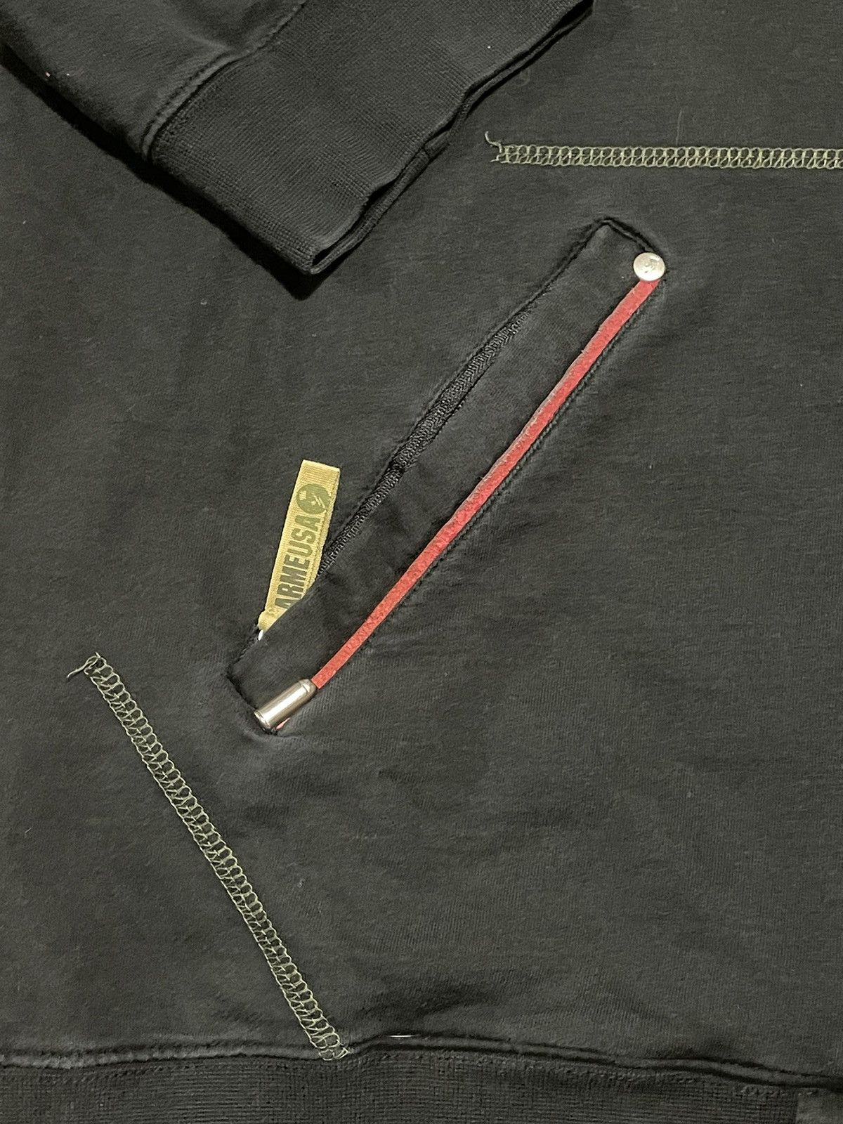 Vintage Vintage ARME Welcome To The Hood Hoodie Size US XXL / EU 58 / 5 - 7 Thumbnail
