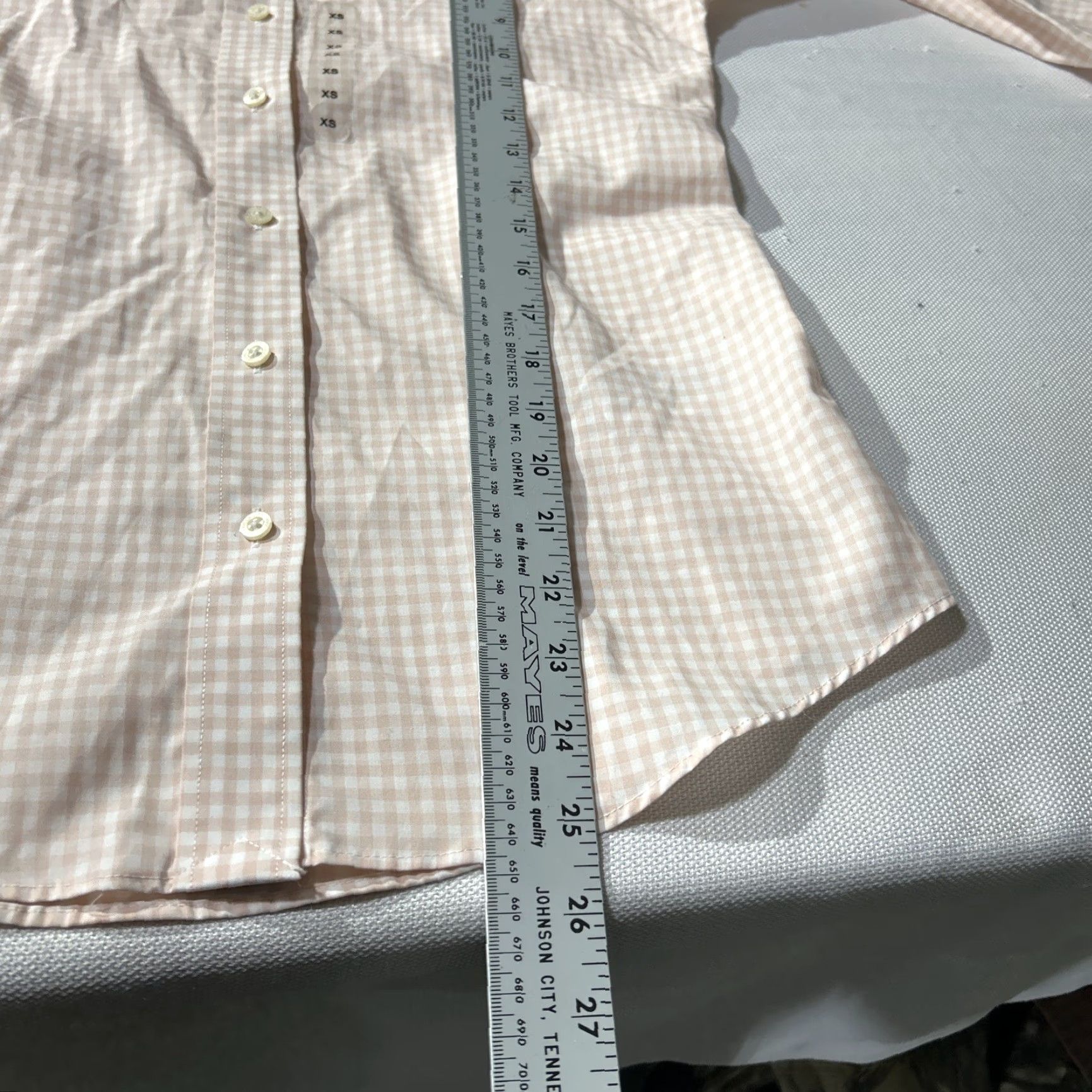 Ralph Lauren Lauren Ralph Lauren Women’s Non-Iron Plaid Collared Button-Up Shirt XS White Pink Women Size XS / US 0-2 / IT 36-38 - 5 Thumbnail