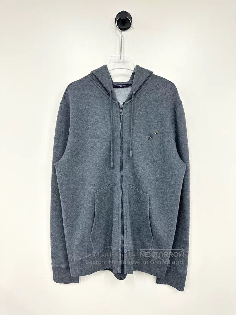 Louis Vuitton Louis Vuitton Grey Pin Instruction Sport Zip Hoodie Jacket Size US M / EU 48-50 / 2 - 1 Thumbnail