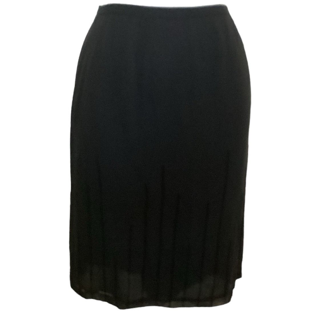 Ann Taylor Vtg Ann Taylor Silk Flowing Skirt w/Beaded Lines From Hem 12 Size 34" / US 12 / IT 48 - 1 Thumbnail
