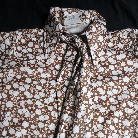Other Vintage Sodi Floral Polyester Disco Shirt Short Sleeve Size M / US 6-8 / IT 42-44 - 1 Thumbnail