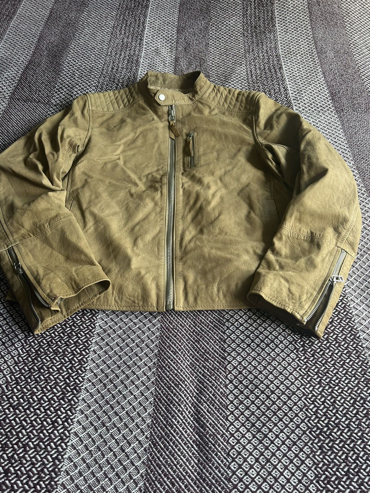 Genuine Leather Vintage EDC Leather Jacket Avantgarde Style Size M Unisex Size US M / EU 48-50 / 2 - 3 Thumbnail
