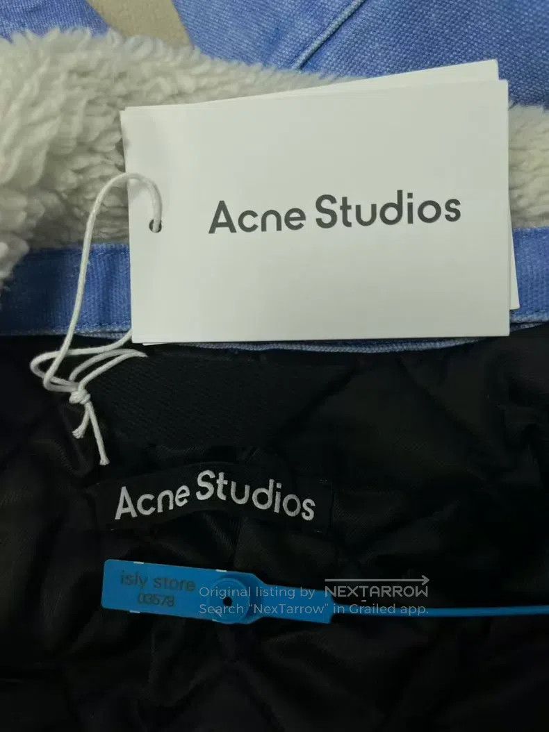 Acne Studios Acne Studios Face Expression Distressed Denim Jacket Size US XS / EU 42 / 0 - 5 Thumbnail