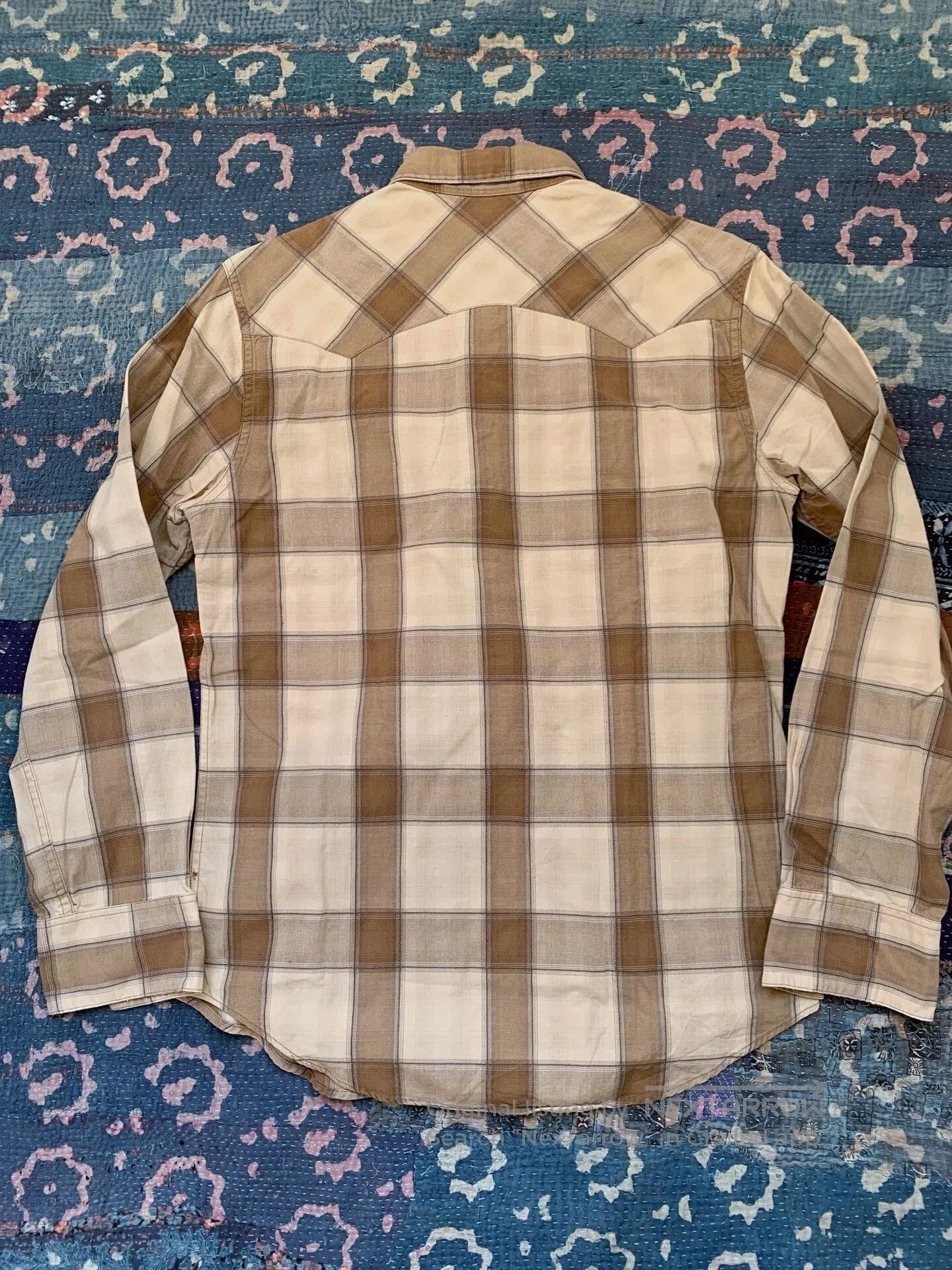 RRL Ralph Lauren rrl vintage plaid western shirt. Size US S / EU 44-46 / 1 - 2 Thumbnail