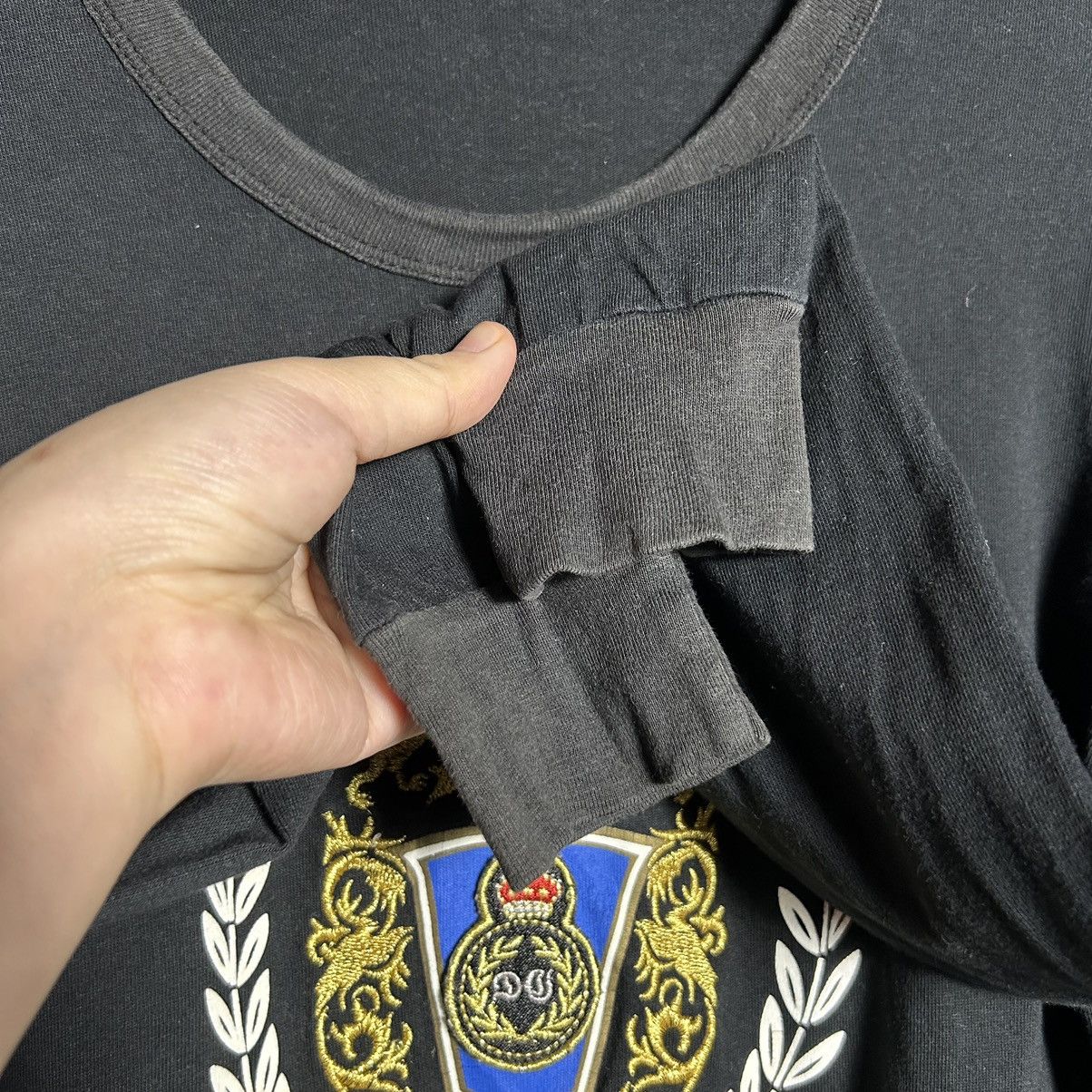 Dolce & Gabbana Vintage Docle and Gabbana Logo Long Sleeve T Shirt Size S / US 4 / IT 40 - 5 Thumbnail