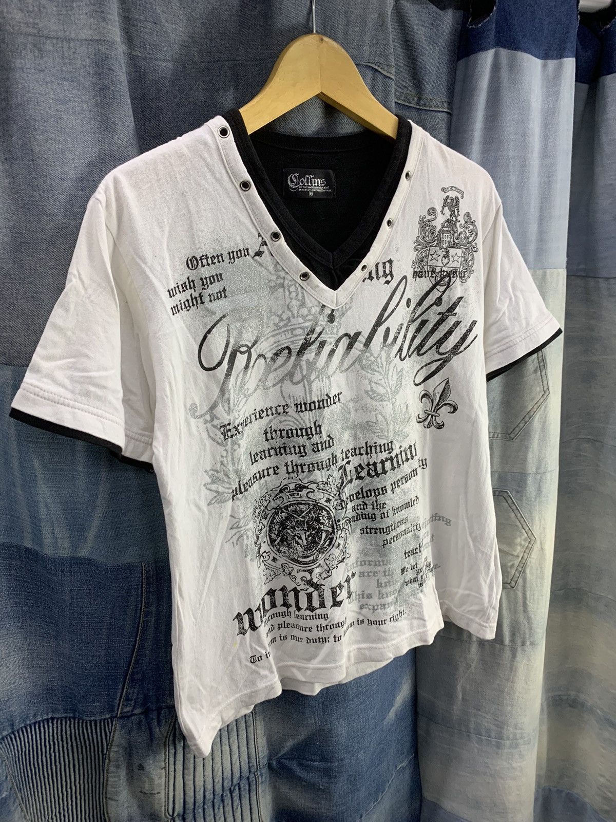 Hysteric Glamour × If Six Was Nine × Japanese Brand Scollins double layer poem style Size US M / EU 48-50 / 2 - 2 Thumbnail