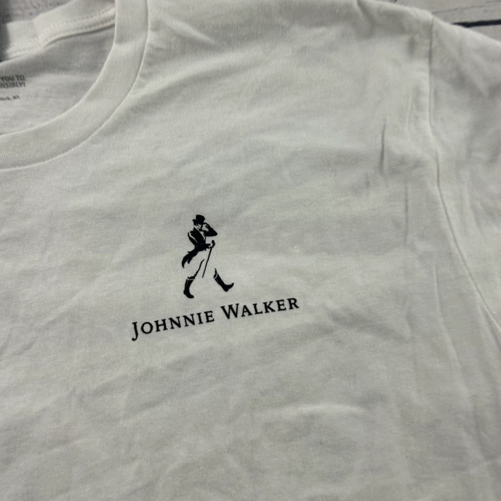 johnnie-O Johnnie Walker Short Sleeve T-Shirt Men's Large White Shirt Mens Large White Johnnie Walker Short Sleeve T-Shirt Size US L / EU 52-54 / 3 - 2 Thumbnail