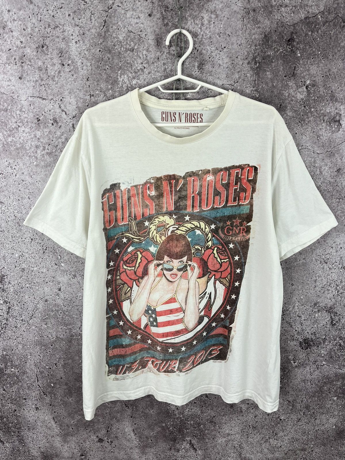 Band Tees × Guns N' Roses Guns N’ Roses U.S. Tour 2013 T-Shirt Big Logo Girl Size XL Size US XL / EU 56 / 4 - 1 Thumbnail