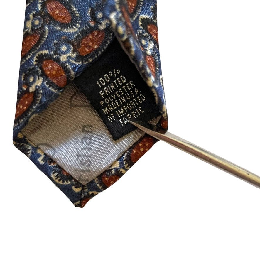 Dior × Vintage Vintage Christian Dior CD Logo Printed Jacquard Wide Tie Size ONE SIZE - 6 Thumbnail