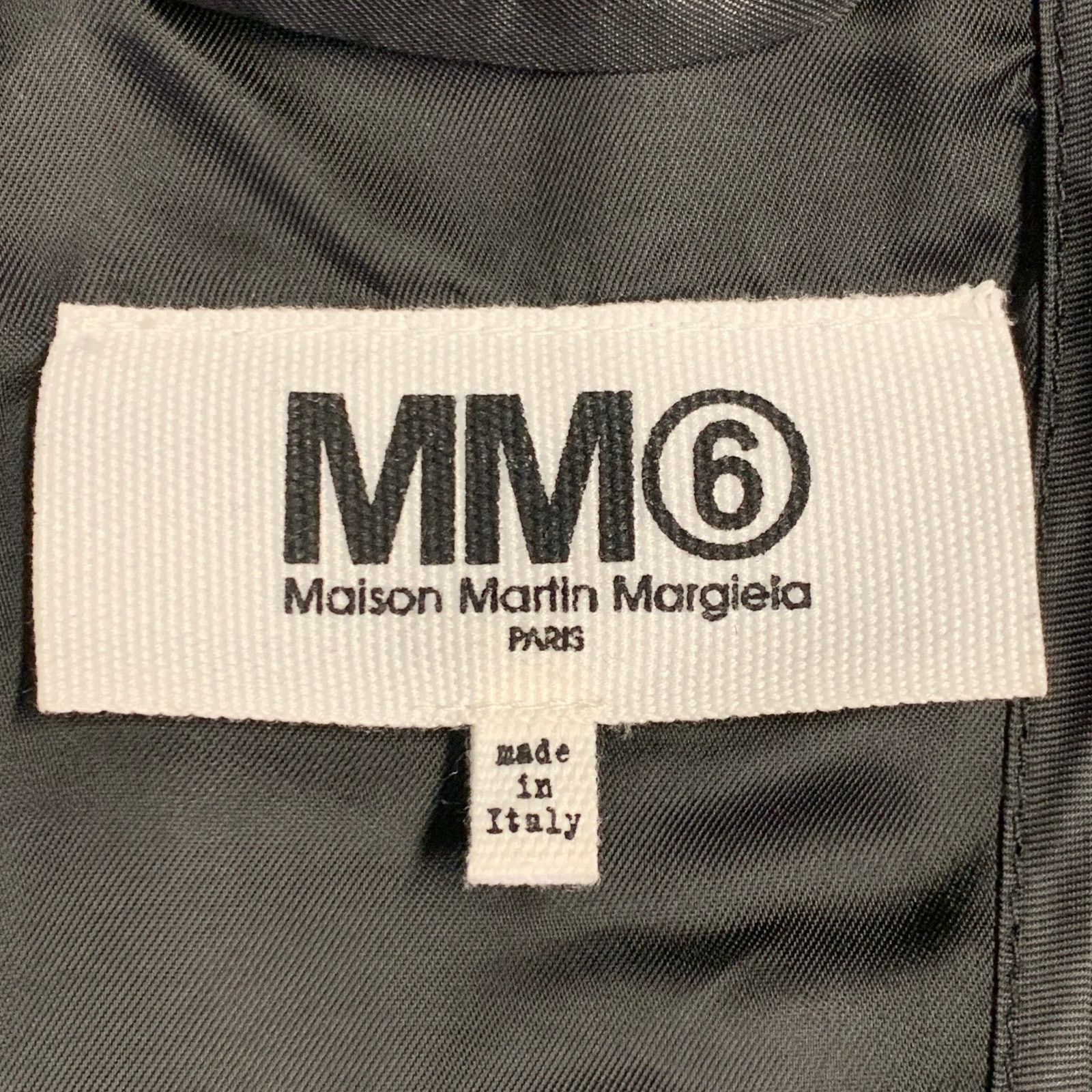 Maison Margiela 2 Black Wool Shawl Collar Jacket Blazer Size XS / US 0-2 / IT 36-38 - 6 Thumbnail