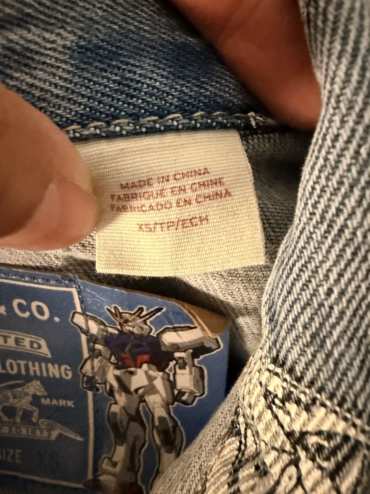 Levi's Levi's x Gundam Seed Relaxed Trucker Jacket Size US XS / EU 42 / 0 - 5 Thumbnail