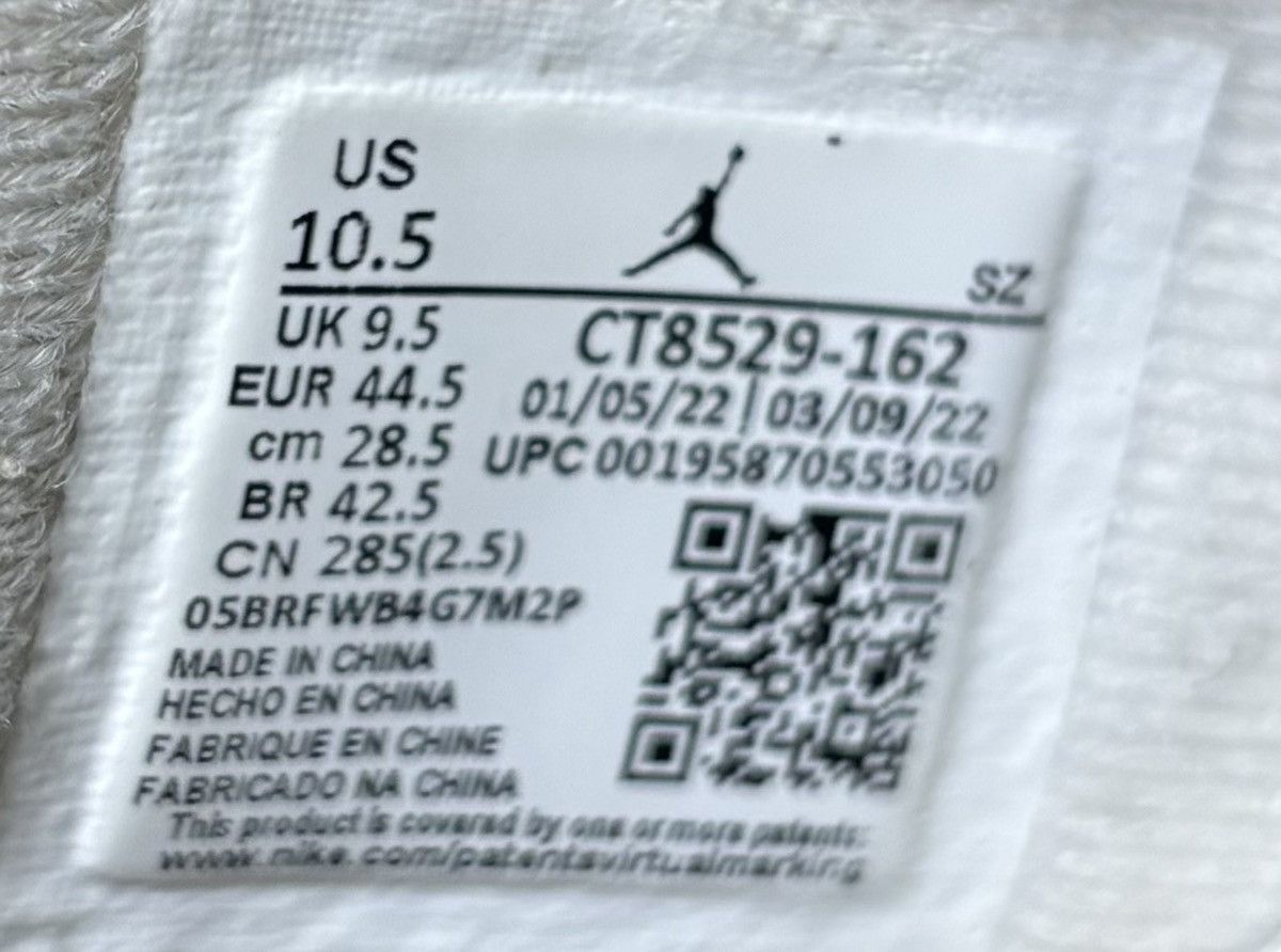 Jordan Brand Jordan 6 Retro Red Oreo 2022 Size 10.5 Size US 10.5 / EU 43-44 - 7 Thumbnail