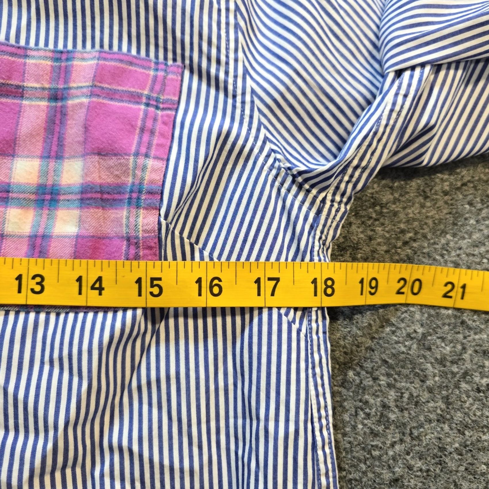 Vineyard Vines Vineyard Vines Top Womens Size 4 Blue Striped Plaid Button Preppy Casual Capsule Blouse Size S / US 4 / IT 40 - 7 Thumbnail