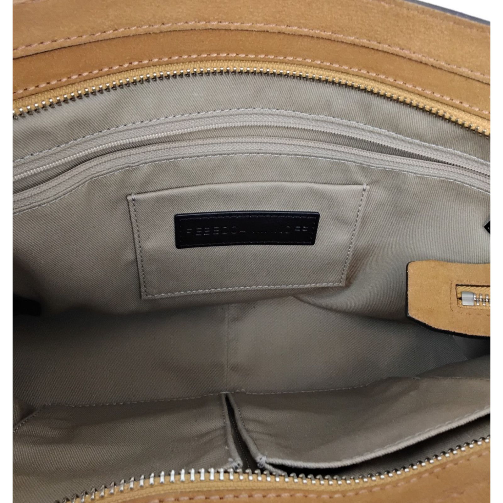 Rebecca Minkoff Rebecca Minkoff Suede Leather Purse Tan With Crossbody Strap Size ONE SIZE - 13 Thumbnail