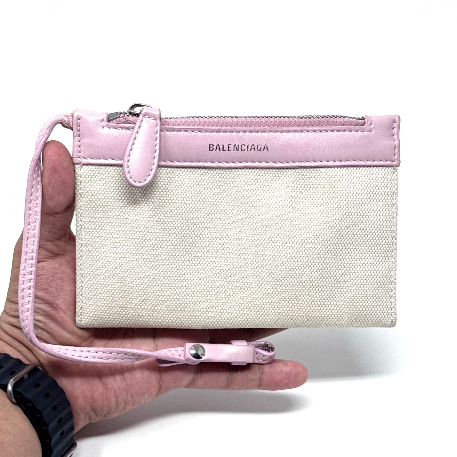 Balenciaga Balenciaga Canvas Zipper Pouch Size ONE SIZE - 3 Thumbnail