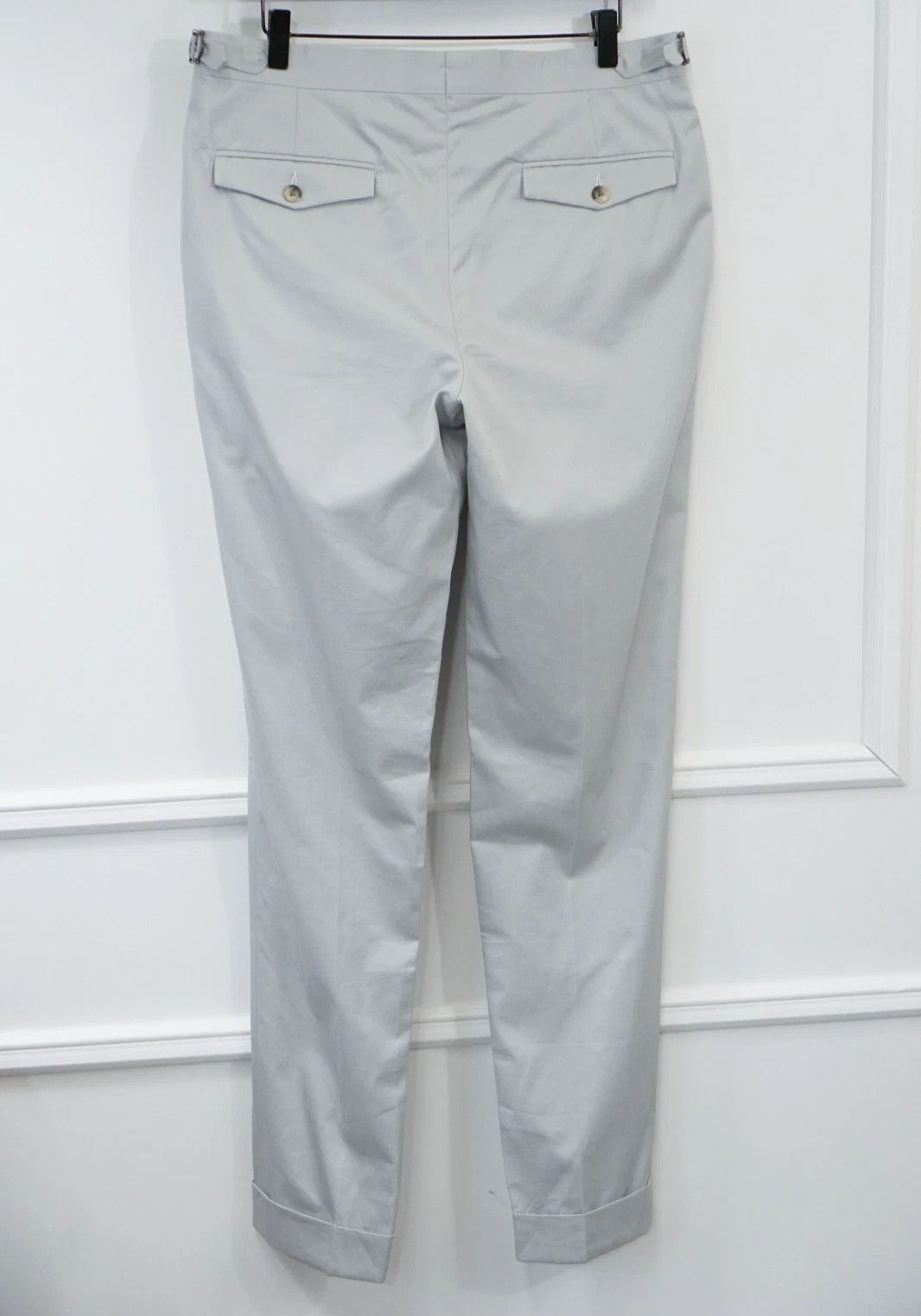 Suitsupply Men Suitsupply Pants Grey Wool & Brescia Size UK/US40 Size 40R - 2 Thumbnail