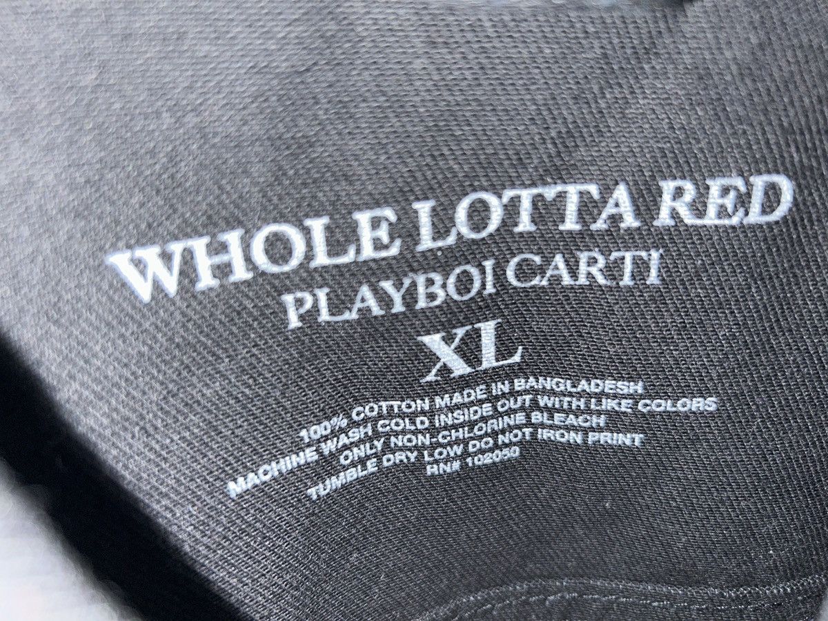 Playboi Carti Whole Lotta Red Denim Jacket Size US XL / EU 56 / 4 - 2 Thumbnail