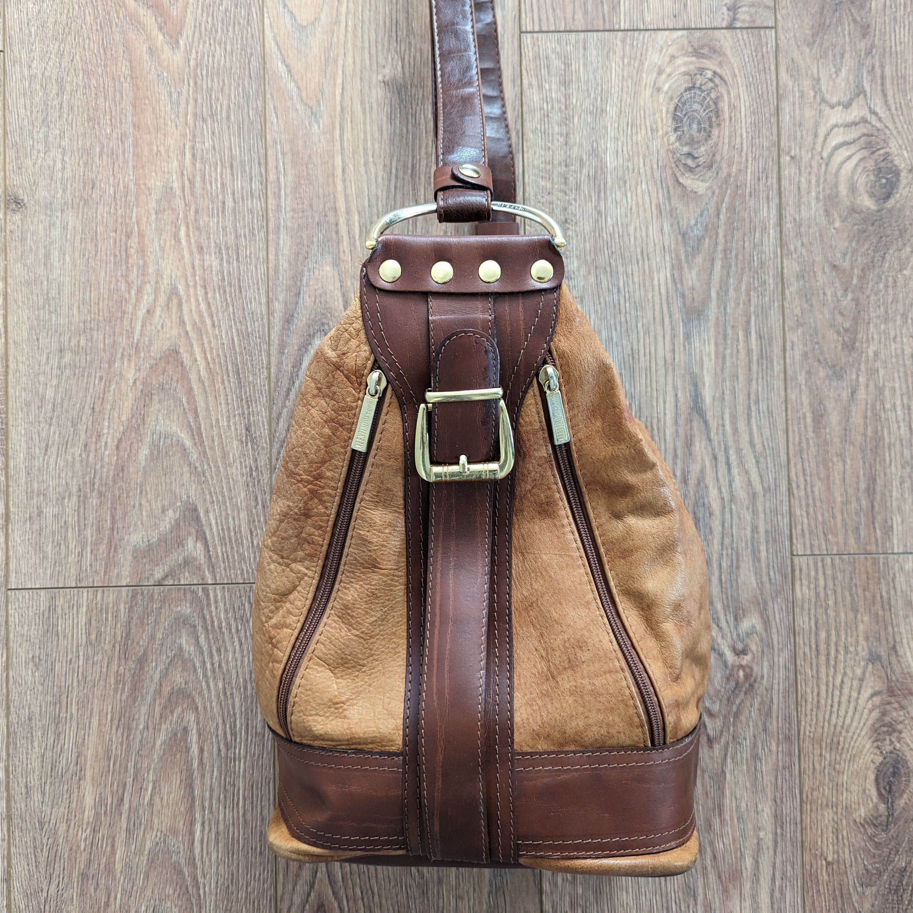 Other Vintage Valentino Di Paolo Leather Bucket Bag Made in Italy Size ONE SIZE - 3 Thumbnail