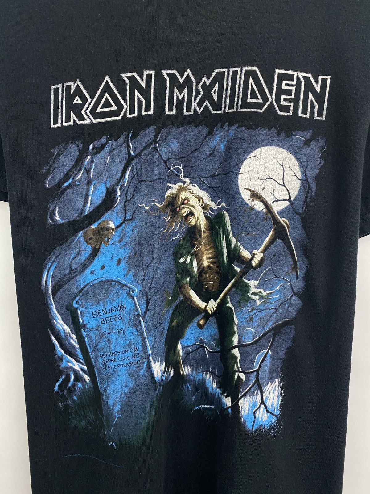 Iron Maiden 🇺🇸 ☠️ Vintage Y2K Iron Maiden Death Skull skeleton rare retro Size US M / EU 48-50 / 2 - 4 Thumbnail