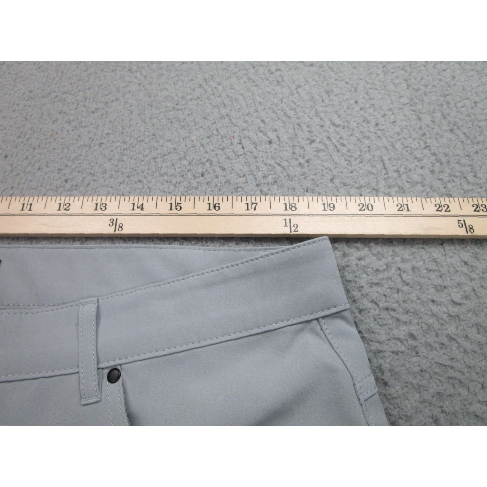 Saks Fifth Avenue Saks Fifth Avenue Pants Mens 36 Gray Stretch Ankle Golf Performance Five-Pocket Everyday Casual Workwear Straight Leg Size US 36 / EU 52 - 4 Thumbnail