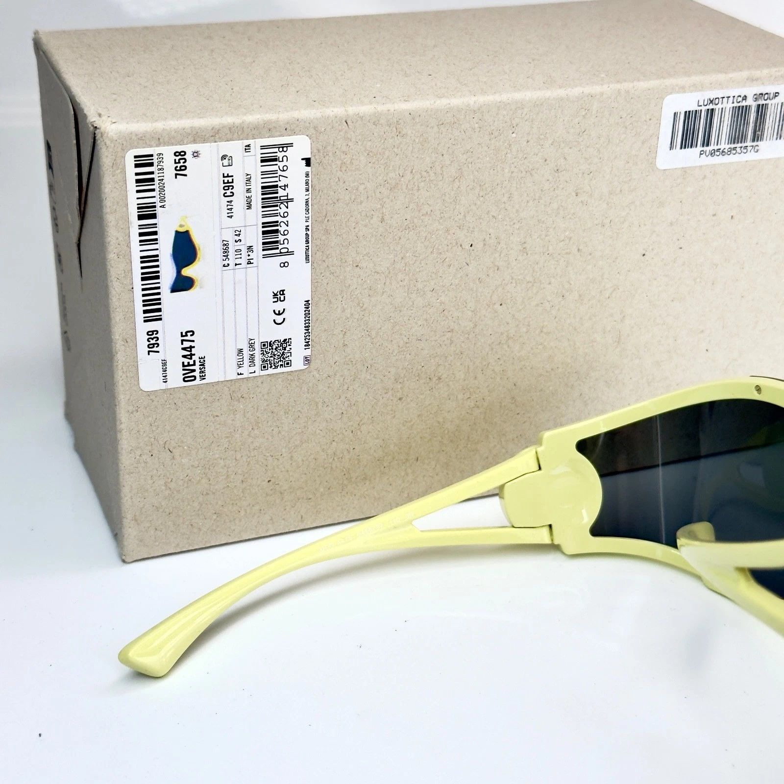 Versace VERSACE VE4475 MEDUSA MEDALLION SHIELD 4475 Mask Sunglasses Size ONE SIZE - 9 Thumbnail