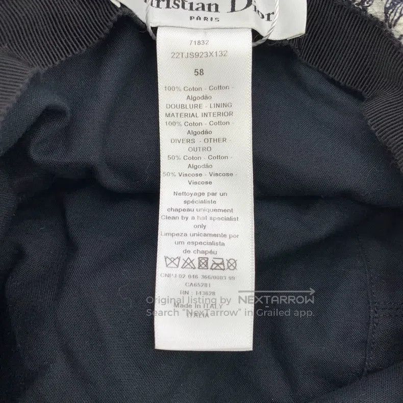 Dior Dior Size58 Colour-matched animal jungle embroidery cotton Size ONE SIZE - 8 Thumbnail