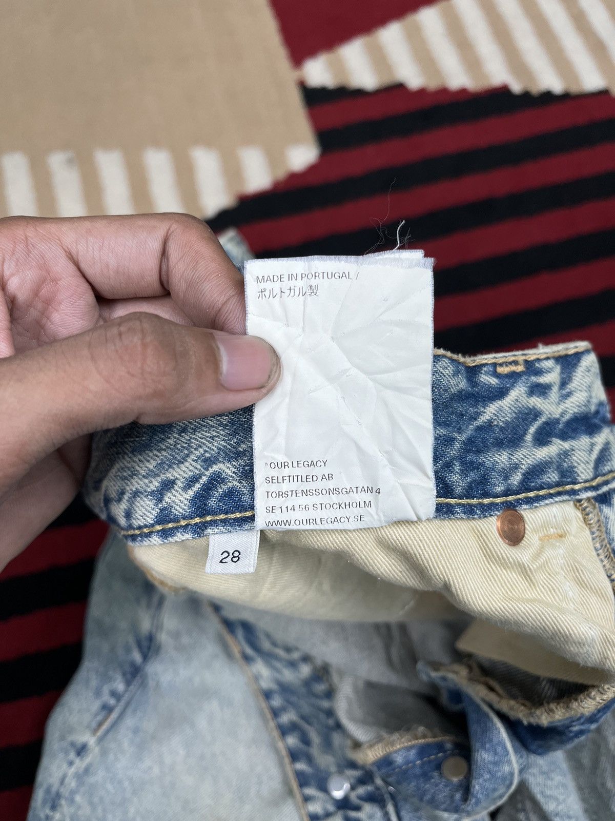Our Legacy Our Legacy Denim Pants Size US 30 / EU 46 - 14 Thumbnail