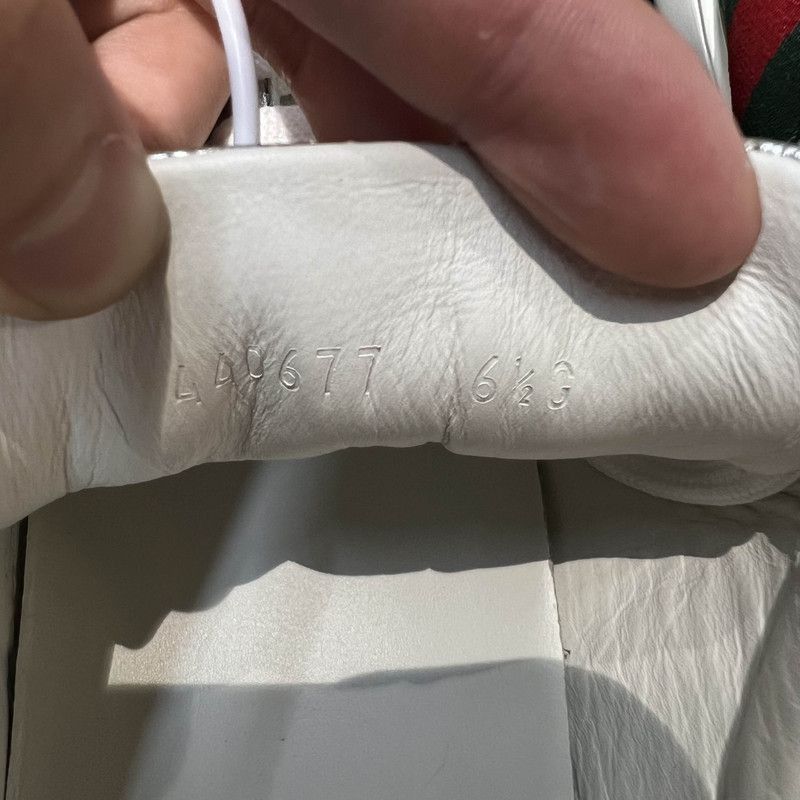 Gucci Gucci Silver Casual Sneakers with Heart Design - Size US 8.5 / EU 41-42 - 5 Thumbnail