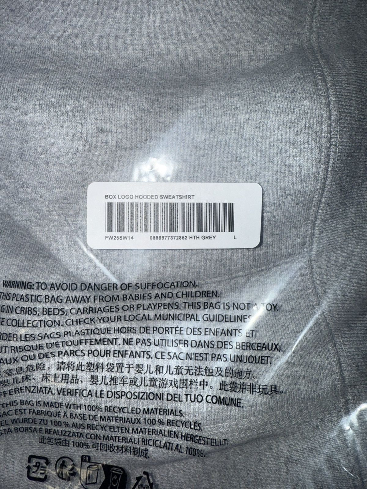 Supreme Supreme Box Logo Hooded Sweatshirt Size Large Size US L / EU 52-54 / 3 - 3 Thumbnail