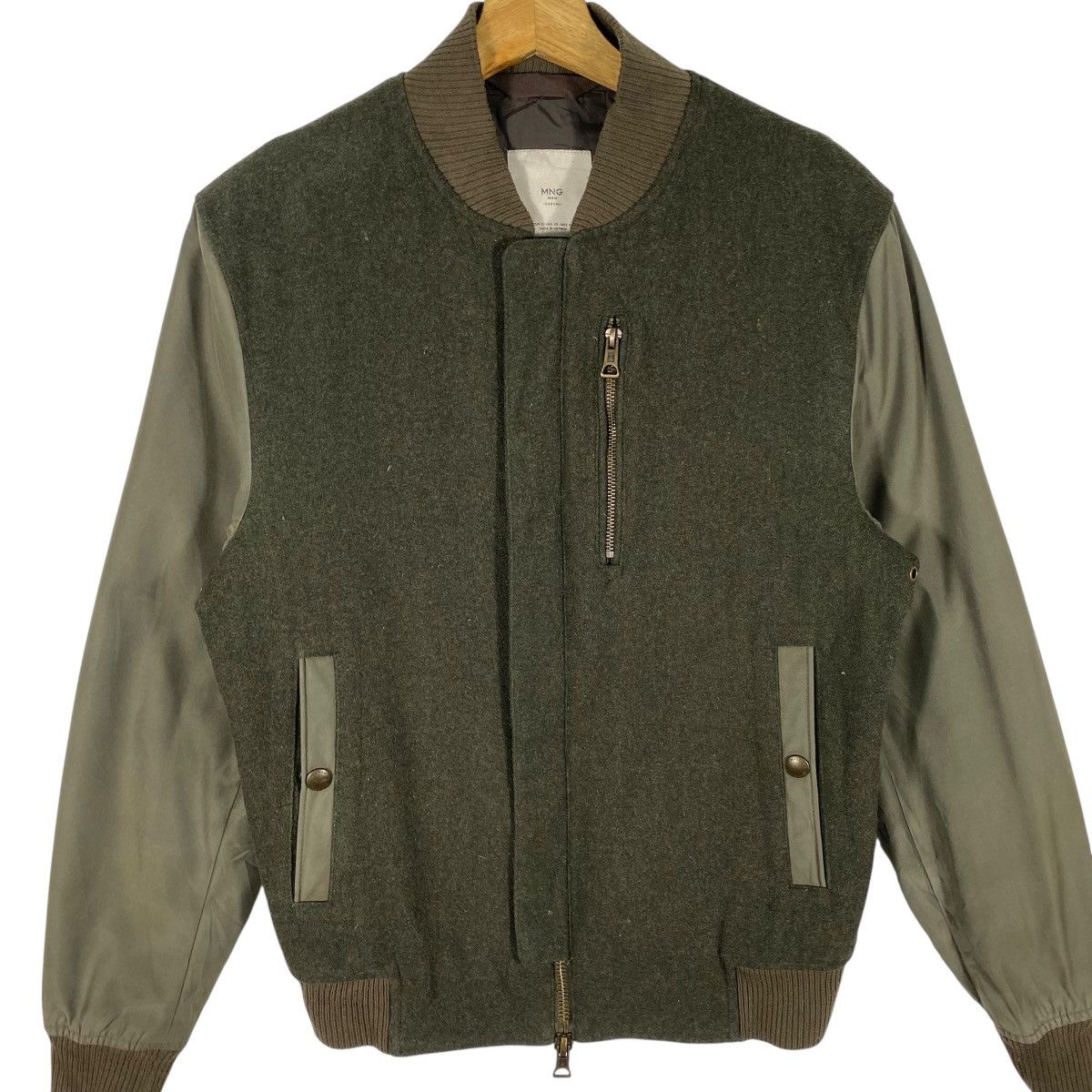 Japanese Brand Japanese Brand Wool Bomber Zipper Jacket S Size Size US S / EU 44-46 / 1 - 4 Thumbnail