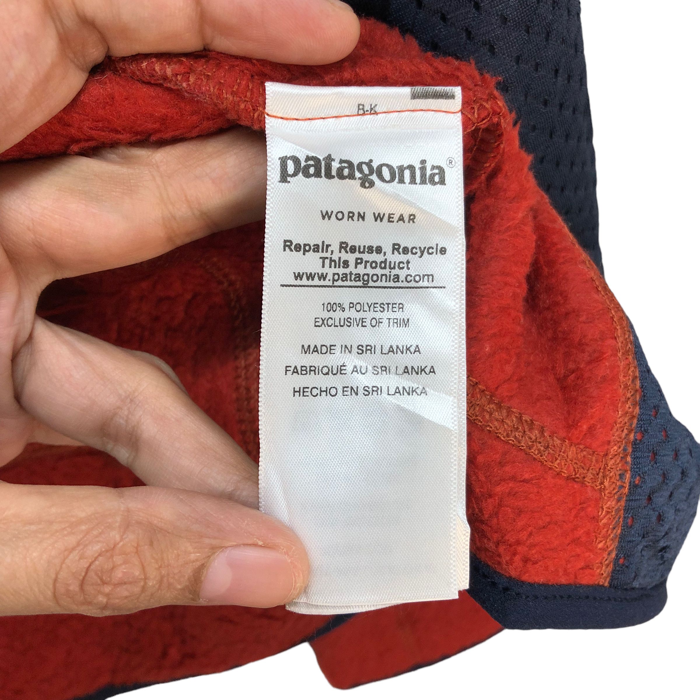 Patagonia PATAGONIA DEEP PILE ORANGE FLEECE HOODIE JACKET #7339-130 Size XS / US 0-2 / IT 36-38 - 9 Thumbnail