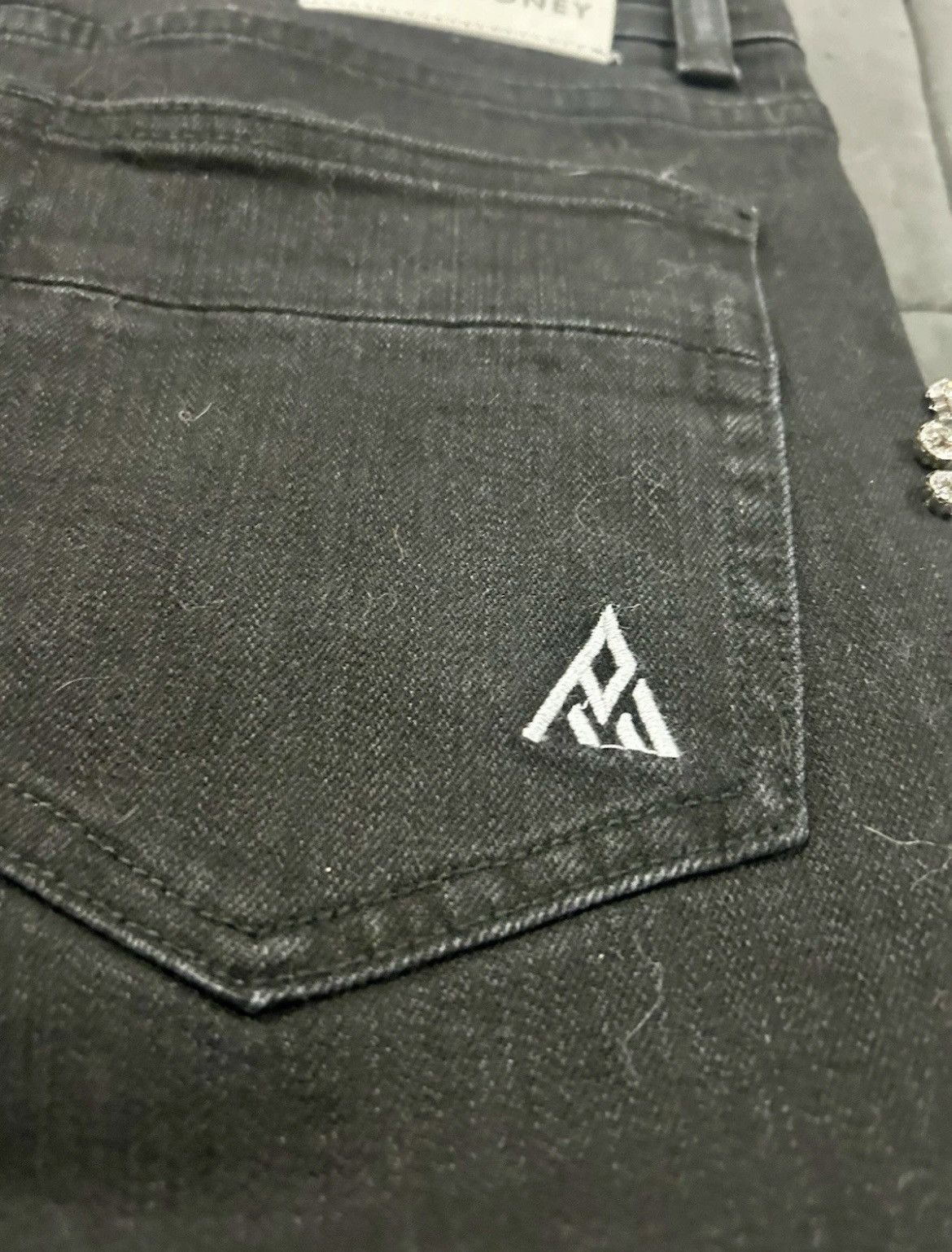 Other Paper Money "Ric Flare" Studded Black Flare Jeans – size 32 Size US 32 / EU 48 - 8 Thumbnail