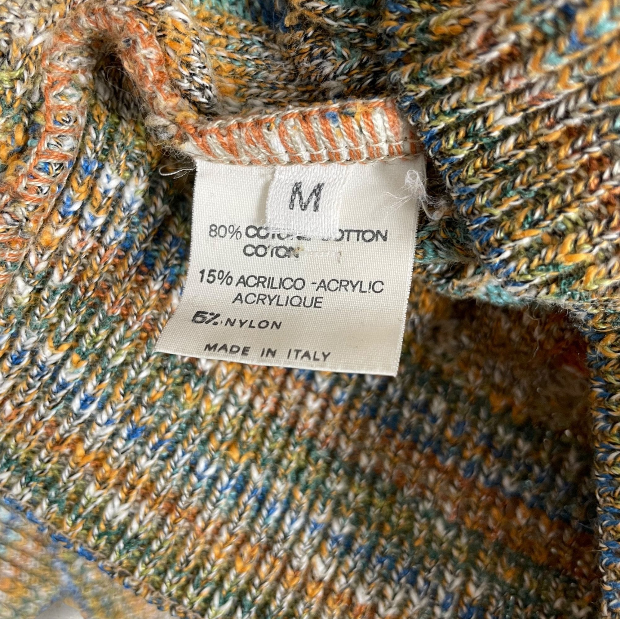 Missoni Vintage Example by Missoni Multi Coloured Crew Neck Sweater Size US M / EU 48-50 / 2 - 4 Thumbnail