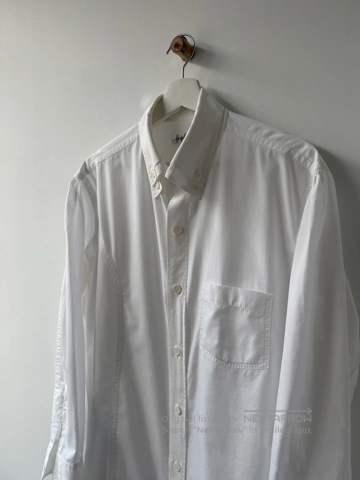 Yohji Yamamoto Yohji Yamamoto Pour Homme Long Sleeve Shirt. Size US L / EU 52-54 / 3 - 4 Thumbnail