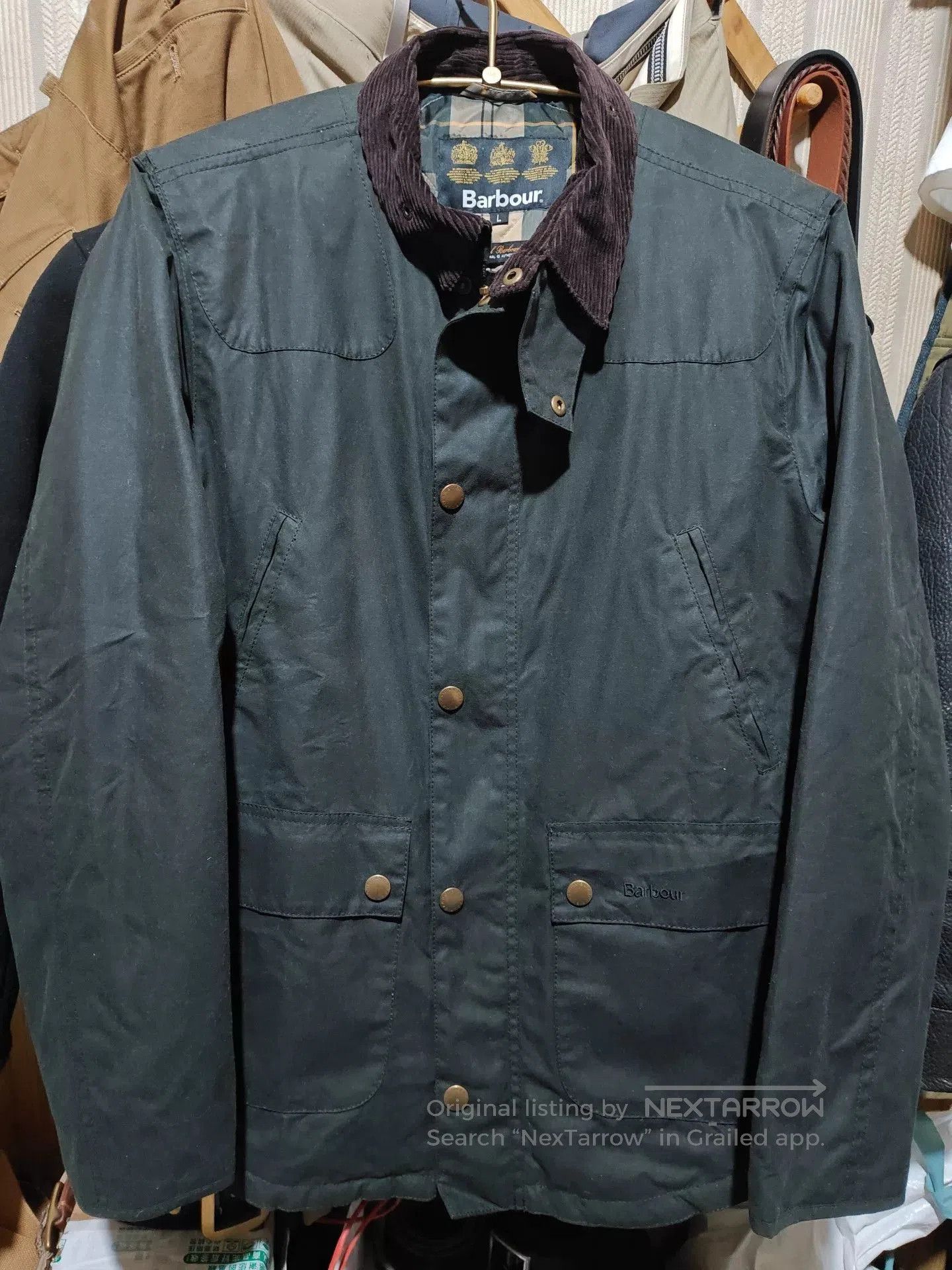 Barbour Bedale Waxed Cotton Jacket.