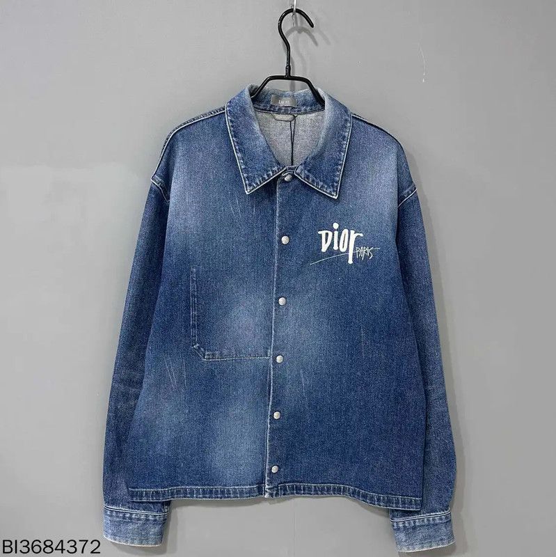 Dior Dior Light Blue Women's Shirt 0089 Size ONE SIZE - 1 Thumbnail