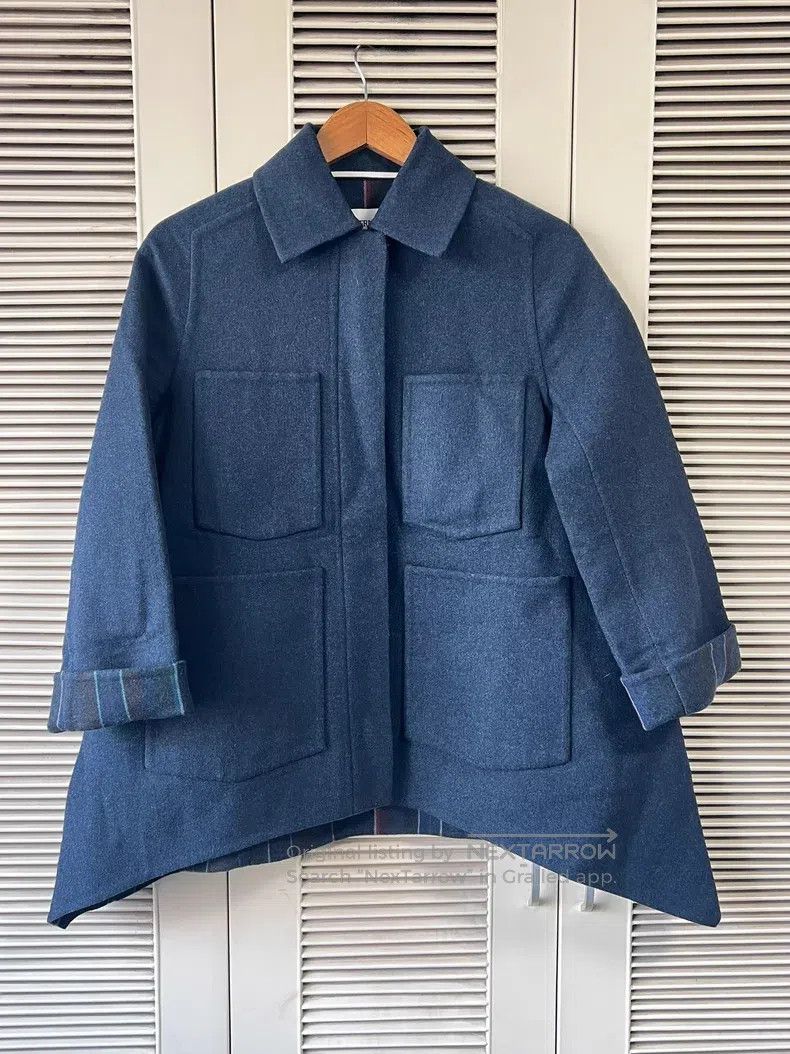 Hermes Hermes Women's Wool Tweed Coat Size XXS / US 00 / IT 34 - 1 Thumbnail