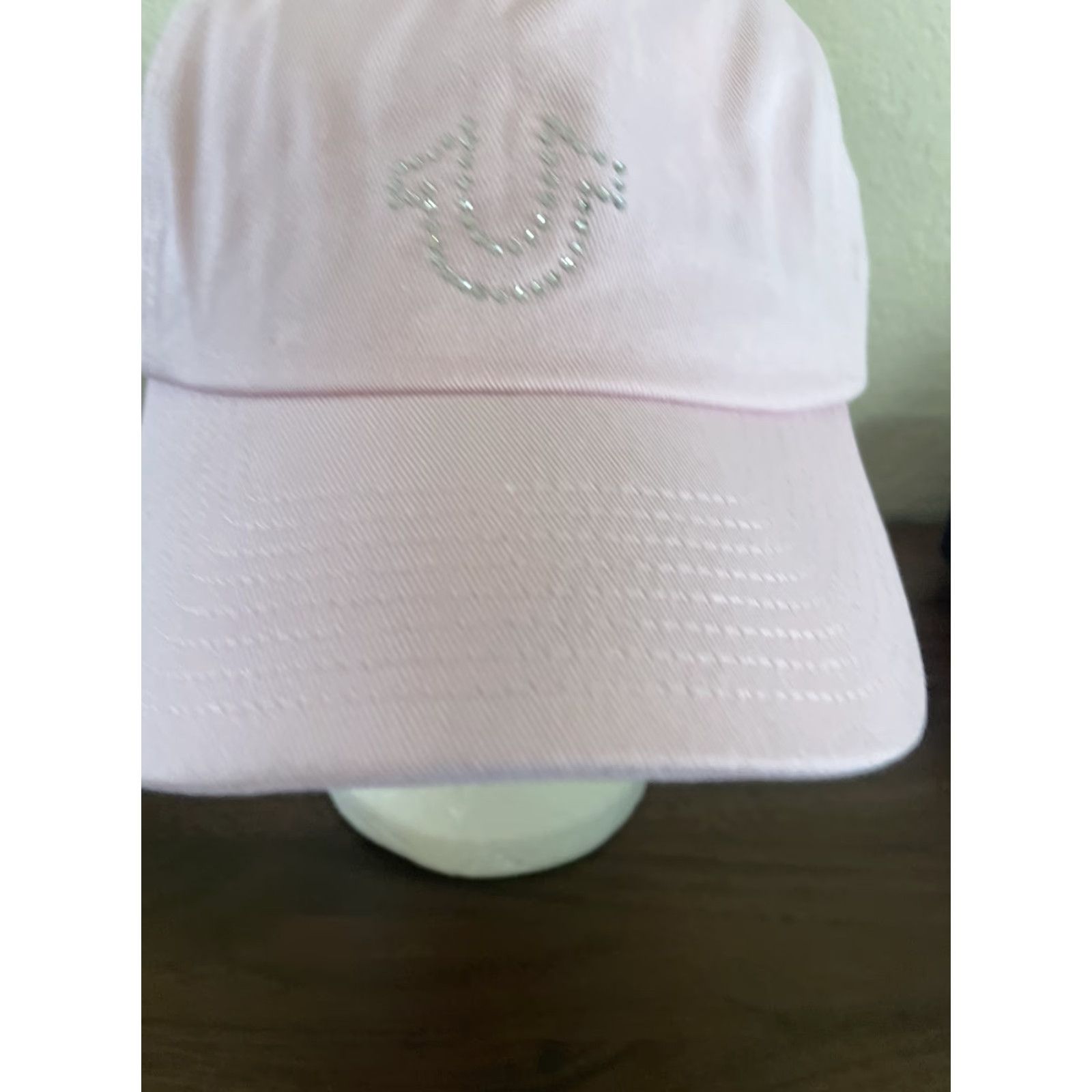 True Religion True Religion Women’s Snapback Hat Adjustable Pink Rhinestones Logo Casual Size ONE SIZE - 3 Thumbnail